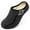 BlackPattern, variant on Barerun Mens Slippers Wide Diabetic House Slippers Adjustable Slip On Warm Bedroom House Shoes