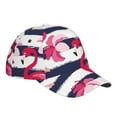 thumbnail image 3 of Haiem Pink Flamingos Baseball Cap Dad Hat Cotton Soft Adjustable Fashion Hats for Men Women Unisex Style Headwear, 3 of 9