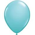 thumbnail image 2 of Qualatex - 5 Caribbean Blue Latex Balloons (100ct), 2 of 2