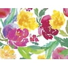 Pack of 1, Watercolor Garden Blooms 24" x 417' Gift Wrap Counter Roll For Feminine, Birthday, Mother's Day