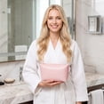 thumbnail image 5 of Travel Makeup Bag with Inner Pockets, Stylish Waterproof Portable Cosmetic Organizer Pouch for Toiletries, Skincare and Beauty Accessories, 5 of 5