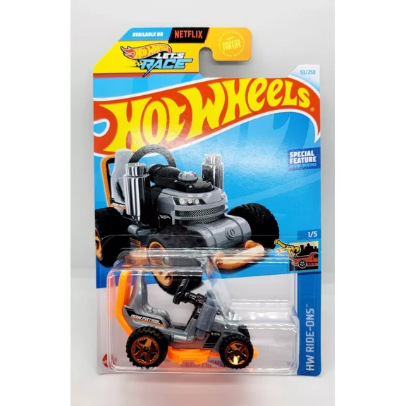 Hot Wheels Silver Grass Chomper HW Ride Ons Toy Car