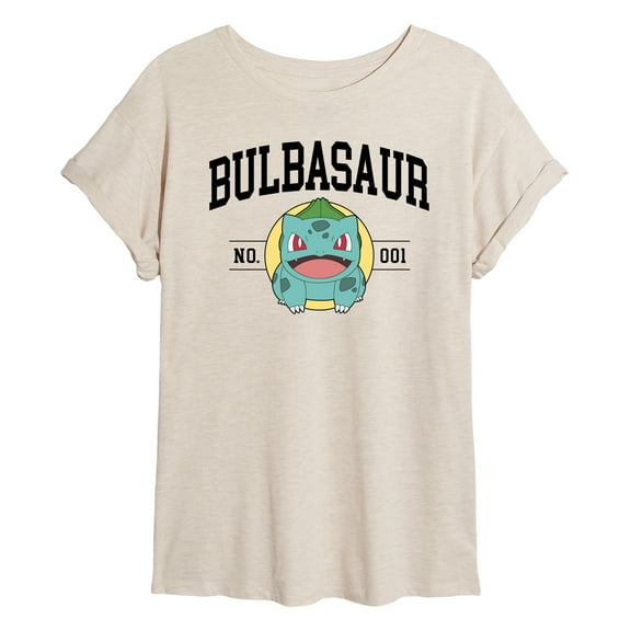 Pokémon - Bulbasaur Collegiate - Women's Oversized T-Shirt
