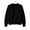 Black, variant on AUDeals Boys Girls Sweater, Toddler Kids Waffle Knit Crewneck Pullover, Casual Loose Fit Chunky Texture Knitted Sweater for Boys Girls (Orange, 13-14 Years)
