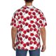 thumbnail image 3 of Fotbe Tulips Flowers Camisa Estampada de Manga Corta para Hombre, Casual de Verano, Estilo Playero, Sin Arrugas-Large, 3 of 5