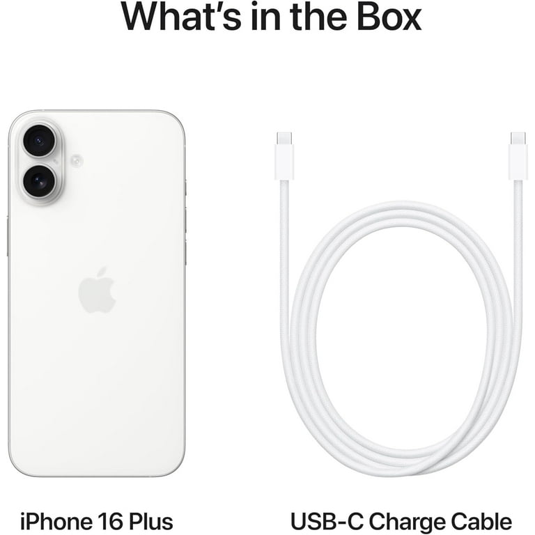 Restored Apple iPhone 16 Plus - T-Mobile- 128 GB White
