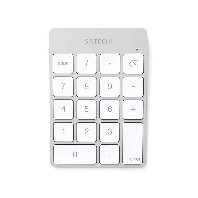 Teclado Numérico Satechi Delgado Inalámbrico plata