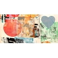 thumbnail image 2 of Winkel, Peter 32x18 White Modern Wood Framed Museum Art Print Titled - Pop Love #2, 2 of 4