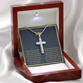 thumbnail image 2 of Son - Always In My Heart Cross Necklace - Artisan Cross Necklace - Gift Box & Message Card, 2 of 5