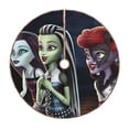 thumbnail image 1 of Yiaed Monster High Pattern Christmas Tree Skirt Farmhouse Christmas Decorations Snowman Xmas Tree Skirt Tree Mat for Holiday Party Decor-30", 1 of 6