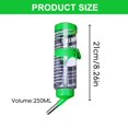 thumbnail image 3 of 250ML Small Pet Water Bottle, Leak-Proof Automatic Drinking Bottle with Stainless Steel Nozzle for Hamsters, Rabbits, Guinea Pigs, and Small Bird Cages, Yin-01, 3 of 7