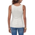 thumbnail image 4 of LANGWYQU Sleeveless Women Slim Fit Scoop Neck Sequins Tank Tops Camisole, 4 of 5