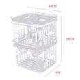 thumbnail image 4 of spellwife Aquarium Fish Breeder Box High Clear Double Hatching Incubator Hatchery Isolator Breeding Isolation Box, 4 of 7