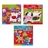 Learning Flash Cards for Kids: Alphabet, Numbers, Pictures and Words Themes. Paper Craft. 3 PACK (26 cards/pack)