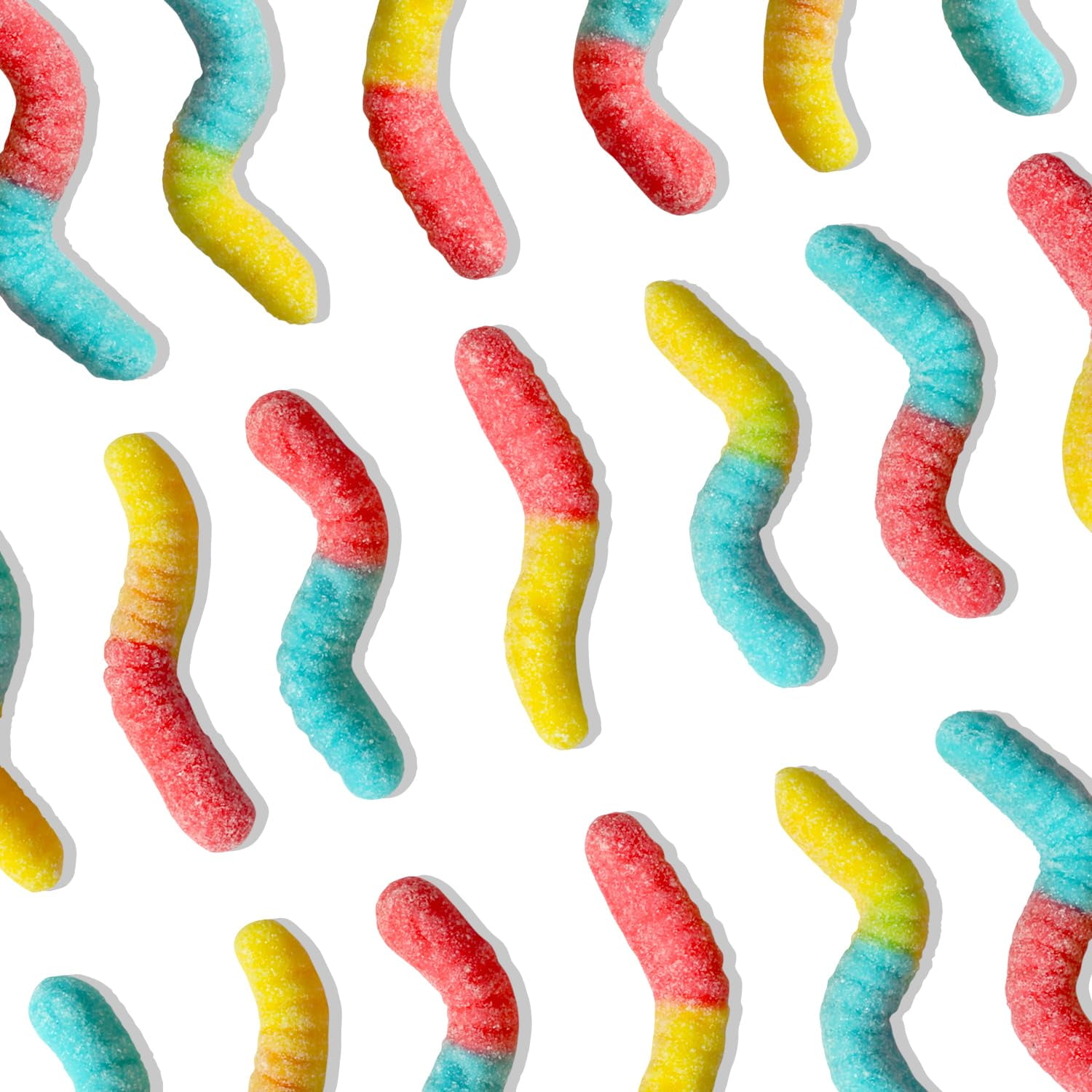 Dooboe Sour Gummy Worms Bulk Pack, 40 Individually Wrapped Snack Packs (30g Each), Full Size Sour Candy Variety for Kids & Adults, Party Favors, School Snacks, Piñata Candy