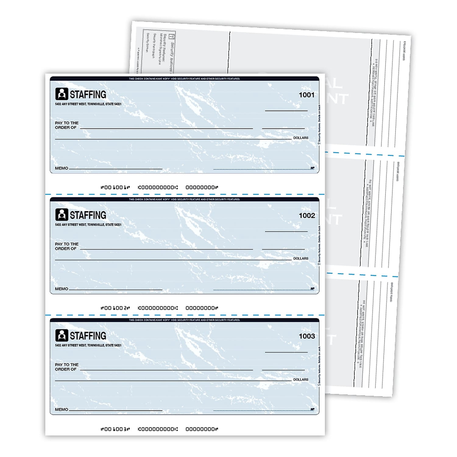 VersaCheck Form 1000 Business Check Refills 1000 Sheets VersaCheck ...