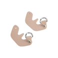 thumbnail image 1 of Milaget 2 Pcs Sac Conversion pour Sangle d'Épaule en PU Sangle de Bandoulière Perforée Modification Rose Foncé, 1 of 9