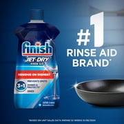 Finish Jet-Dry Rinse Aid, Dishwasher Rinse Agent and Drying Agent, 16 oz