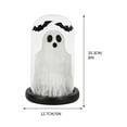 thumbnail image 3 of Eoozwa Cute Ghost Night Light Halloween Decor Warm LED Figurine for Home Party Shelf Mantel Indoor Spooky Decorations Battery Operated, 3 of 6