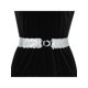 thumbnail image 4 of CINTURONES ELÁSTICOS PARA MUJERES TALLA PLUS INSPIRADOS EN CHIC, CINTURONES AJUSTADOS Y ESTIRABLES CON DECORACIÓN DE LENTEJUELAS BRILLANTES PARA VESTIDOS 64cm/25.19" Plata, 4 of 6