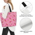 thumbnail image 3 of Balery Watermelon Bolsa Tote Estilo Estético con Cremalleras, Bolsa de Hombro, Bolsa de Compras Grande y Plegable, 3 of 7