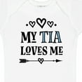 thumbnail image 4 of Inktastic My Tia Loves Me Childs Girls Baby Bodysuit, 4 of 5