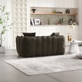 thumbnail image 3 of Jopath 2-Seater Sofa Couches with Throw Pillows, Beanbag Chair with High Resilience Foam Core for Gaming Reading Living Room Bedroom Olive Green, 3 of 9