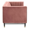 thumbnail image 3 of Modway Devote Channel Tufted Performance Velvet Loveseat, Multiple Colors, 3 of 3
