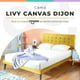 thumbnail image 2 of Cama Individual con Cabecera Livy Tapizada Color Mostaza Roomi, 2 of 5