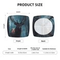thumbnail image 5 of Susaid Mystical Forest Elk Pattern Couch Cushion Covers, Stretch Soft Couch Covers for Sofa, Washable Non-Slip Sofa Slipcover Furniture Protector for Indoor and Outdoor-Six Piece, 5 of 7