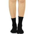 thumbnail image 3 of TeeHee Flip Flop Big Toe Cotton Socks 3-Pairs Pack (Black/Charcoal), 3 of 4