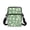 White Daisy Green Pattern, variant on FUIALDOLG Satchel Crossbody Bag for Work and Travel, Zippered 2-Layer over Shoulder Bags for Women, Pink Floral Pig Shoulder Bag