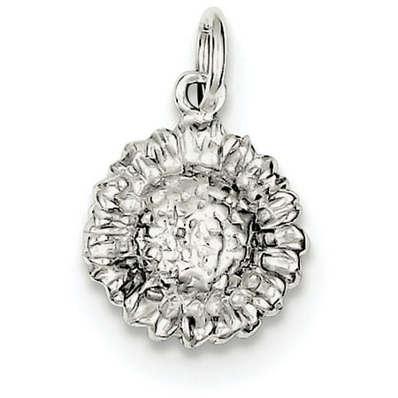 Finejewelers Sterling Silver Sunflower Charm