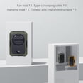 thumbnail image 2 of 6000Mah Portable Waist Clip Fan Belt Fan Body Fan, 2 of 9