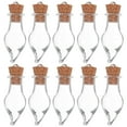 thumbnail image 4 of FOMIYES 10pcs Mini Glass Bottles with Cork Lids Decorative Jars for Packing Wishes and Keepsakes Transparent, 4 of 8