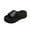 black, variant on Women's Pillow Slippers | Shower Slippers Bathroom Sandals | Super Soft | Cushioned Thick Sole | Indoor & Outdoor