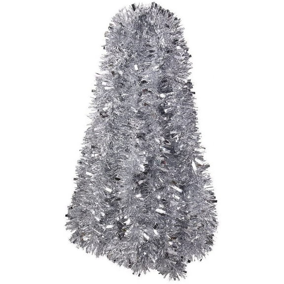 Silver Tinsel Garland Christmas Tree Decorations Wedding Birthday Party Supplies for 16.5 FEET Long
