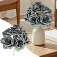 thumbnail image 2 of Artificial Rose, Loetky Artificial 7-Head Rose Bouquet for Wedding Table Decoration and Studio Props, Wedding Decoration, 2 of 9