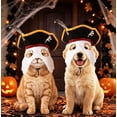 thumbnail image 3 of Pirate Hat for Dogs and Cats, Funny Caribbean Style Pet Hat for Halloween Party and Cosplay, 3 of 6