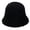 Black, variant on Women Bucket Hat Fashion Knit Cotton linen Cloche Hat Solid Color Crochet Cap Beach Hat Knitted Hat Sun Hat - Khaki
