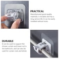 thumbnail image 2 of HLONK Support de Tringle à Rideau Autocollant - Réutilisable Robuste (4 Pcs), 2 of 6