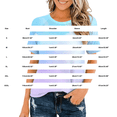 thumbnail image 3 of MEICHEN Women's Round Neck Short Sleeved T Shirt Loose Fashionable Casual Printed Top Summer Trendy Clothing for Women, 3 of 4
