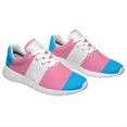 thumbnail image 6 of Transgender Flag Shoes Mens Womens Running Sneakers Mesh Breathable Jogging Walking Shoes White Size 10, 6 of 7