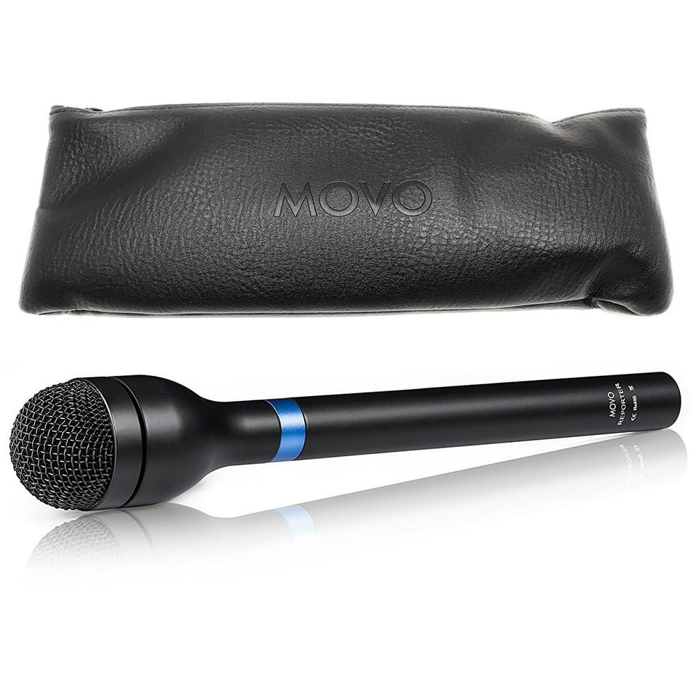 Movo HMM2 Dynamic Omnidirectional Handheld XLR Reporter / Interview