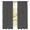 Slate Graphite, variant on Carbon Black Sheer Curtains 63 Inches Long, Rustic Farmhouse Solid Color Light Filtering Window Curtains for Living Room/Bedroom, Rod Pocket Voile Sheer Curtain Drapes, 52"W x 63"L, 2 Panels