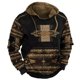 thumbnail image 3 of Sudadera con capucha con estampado indio vintage para hombre 2024, ropa informal para hombre, sudaderas con capucha de manga larga, sudaderas unisex de gran tamaño, 3 of 5