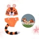 thumbnail image 4 of EeaseMX Sombrero de bebé de punto Diseño de tigre de bebé Sombrero y cola larga Pantalones Trajes Trajes Recién nacidos Accesorios de fotografía, 4 of 7