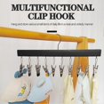 thumbnail image 5 of Wooden Hat Storage Shelf Hooks Anti-slip Anti-rust Hat Hanger for Storaging, 5 of 5