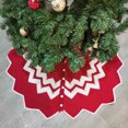 thumbnail image 5 of Falda navideña Artículos decorativos navideños Alfombra navideña Tejido acrílico Delantal de árbol de Navidad, 5 of 5
