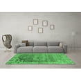 thumbnail image 3 of Ahgly Company Indoor Rectangle Oriental Emerald Green Industrial Area Rugs, 2' x 3', 3 of 4